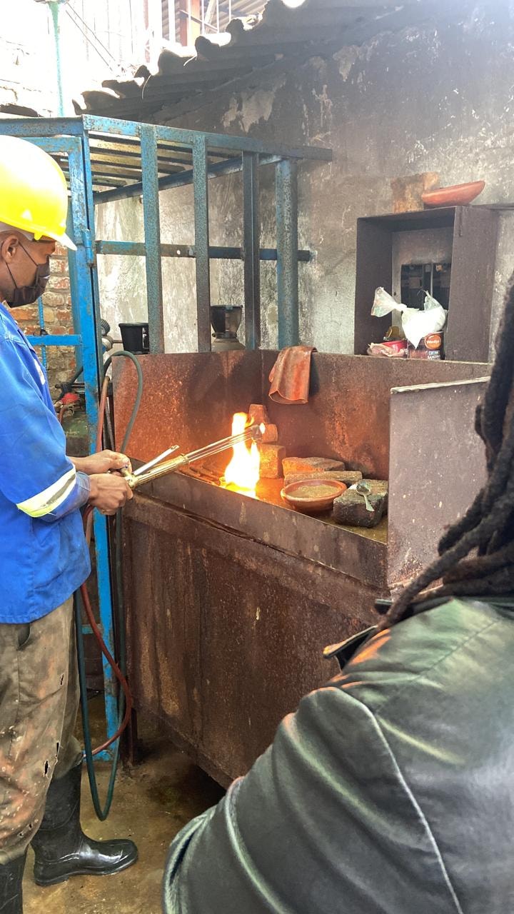 Geological exploration and core sample analysis at Blue Mountain Mine